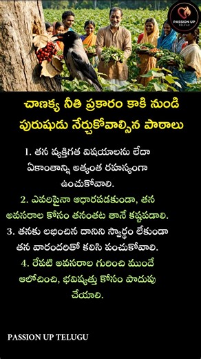 చాణక్య నీతి- కాకి నుండి పురుషుడు నేర్చుకోవాల్సిన పాఠాలు#chanakyaniti #men#tips#facts#life#shorts
