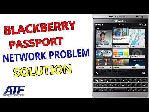 BLACKBERRY PASSPORT NETWORK PROBLEM SOLUTION