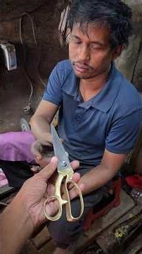 How To Sharpen Scissors !