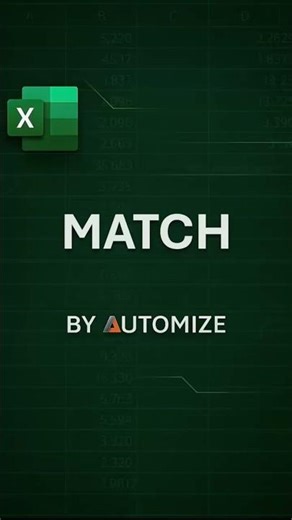 Master the MATCH Formula in Excel | Find Positions Instantly 🔍