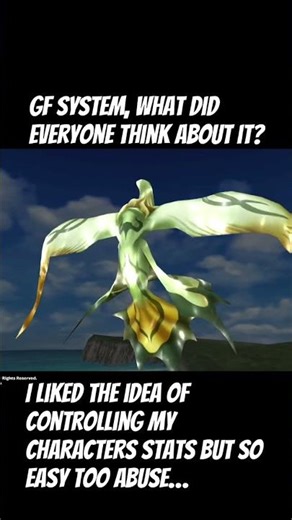 Final Fantasy 8, Quetzalcoatl GF system. #finalfantasy #ps4 #ps1