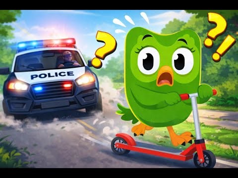🦉 Police chase for Duolingo's Owl