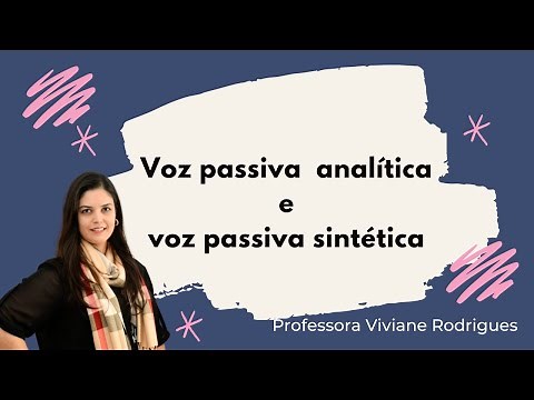VOZ PASSIVA ANALÍTICA E SINTÉTICA