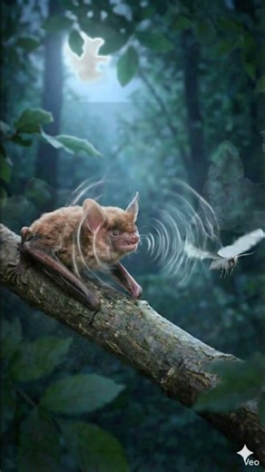 Bat vs moth #animation #Imagination #cute #funny #animals #unexpectedtwist #viralvideo #reversal