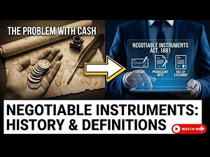 Negotiable Instruments Act 1881 Explained: Promissory Notes, Bills of Exchange & Cheques