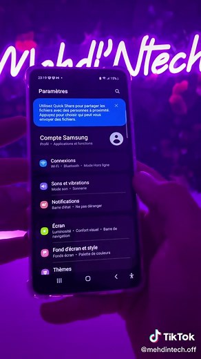 SAMSUNG : PERSONNALISE TON ÉCRAN DE VERROUILLAGE AVEC UN MOT! #samsung #android #astuce #astuces #mehdintech
