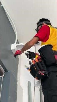 #shorts - Lắp camera dưới trần thạch cao luôn , Thạch cao làm sau