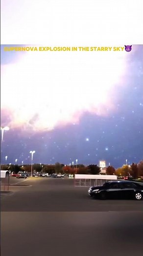 Supernova explosion in the starry sky#supernova #space #astronomy