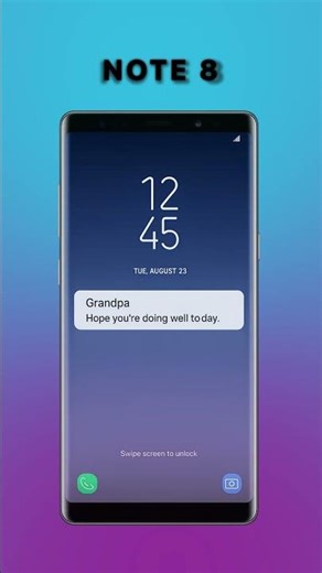 Samsung Galaxy Note Notification Evolution#samsunggalaxy #samsung