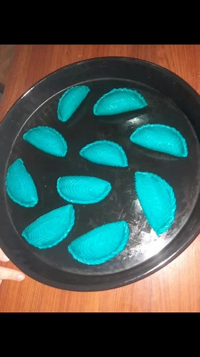 Colored Dough Leaf Creations in the Kitchen