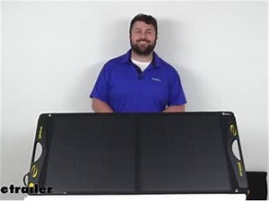 Go Power DuraLite Portable Solar Panel with Digital Solar Controller Review Video | etrailer