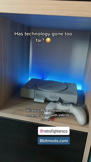#retrogaming #playstation #oldschool #console #mods #fyp this is amazing technology