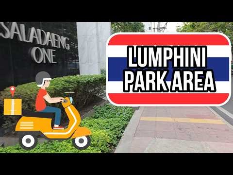 Lumphini Park MRT Area & Moto-Taxi Ride Down Rama 4