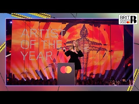 Adele wins Artist of the Year | The BRIT Awards 2022