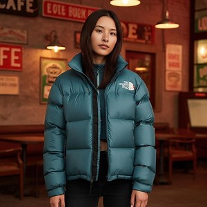 The North Face Women's 1996 Nuptse Jacket | TNF Space Print | 700 Down Fill Retro Puffer - Etsy