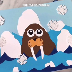 20 reactions · 21 shares | WALRUS PAPER CRAFT Template here: https://www.simpleeverydaymom.com/walrus-arctic-animal-craft-for-kids/ | Simple Everyday Mom | Facebook
