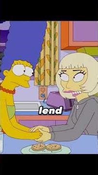 Lady Gaga comes to Springfield. #thesimpsons #simpsons #cartoon #foryou
