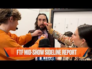 FTF Mid-Show Sideline Report: Nick Got Water Thrown In His Face Live On Air 😲 BONUS