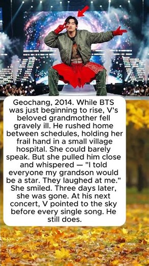 What BTS V's Grandmother Said To Him Before She Passed Away Forever