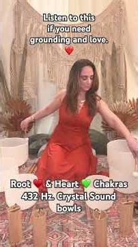 Root & Heart Chakra Sound Alignment | Feel Grounded and Open in Seconds