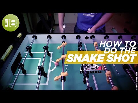 Foosball Tutorial - How To Do The Snake Shot