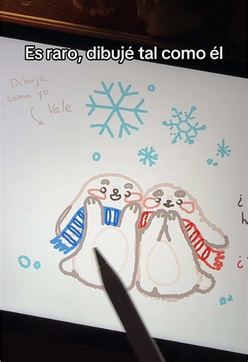 Creative Drawing Challenge with Friends on iPad