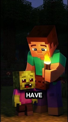 I Wore a Zombie Mask… And They Accepted Me! #shorts #minecraft