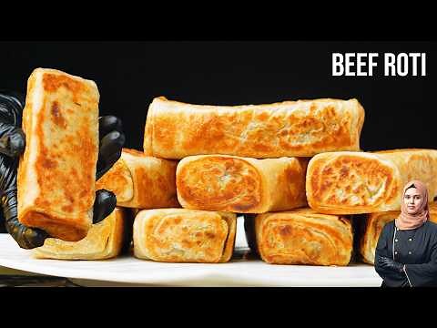 Easy Beef Roti Recipe | A Tasty Sri Lankan Street Food Snack