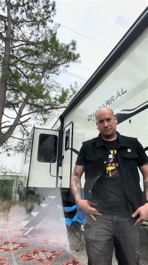 Area beautification. Moving things around at my new rv site #tennessee #rvlife #camper #fulltimerv