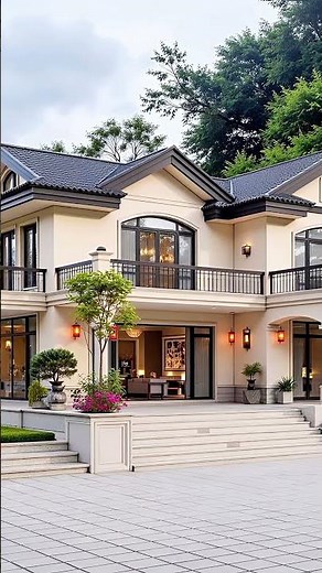 Stylish Affordable Villa Exterior | Spacious & Elegant Front View