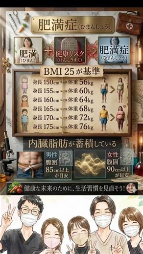 あなたは今BMIは？25以上なら見直そう！そろそろ始めよう！自己管理 #体質改善 #ダイエット #血糖値