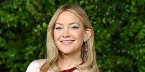 Kate Hudson Poses in Nothing but Sheer Tights and a Bra in a Behind-the-Scenes Snap