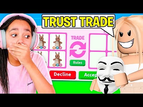 TRUST TRADING In Adopt Me! Roblox