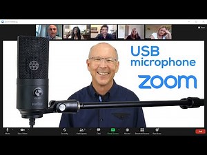 Best Zoom Audio Settings Using a USB Microphone | FIFINE USB K669B