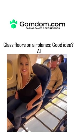 @joy_trend_01 on Instagram: "The post shares an AI-generated video simulating a commercial flight with transparent floors, revealing ground views through the cabin to spark debate on aviation novelty. Drawing from Virgin Atlantic's 2013 April Fools' concept of a glass-bottom jet, it revives interest in immersive designs but overlooks engineering hurdles like fuselage reinforcement and cargo integration. High engagement stems from humorous replies on acrophobia risks and Boeing jabs, reflecting b