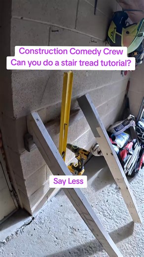 How to build a stair tread with no angle finder #DIY #contractortip | Briannaguidryy | Facebook
