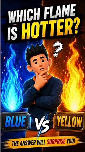 Blue Flame vs Red Flame: The Truth #science #experiment #shorts