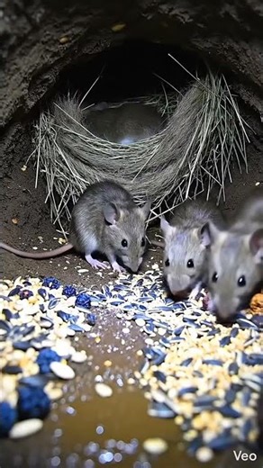 Amazing Field Mouse POV Adventure Through Hidden Burrows 🐭 #Shorts