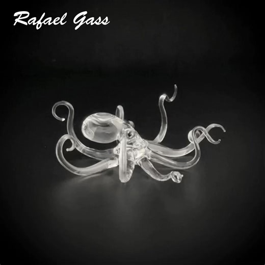 36 reactions · 6 comments |  Crystal Clear Octopus by Rafael Glass   RafaelGlassArt.Etsy.com . . . #glass #glassart #artist #art #borosilicate #flameworking #glasssculpture #sculpture #glassfigurines #animallovers #fire #artlover #artcollector #flame #octopus #octopusart #cephalopod #squid #crystal | Rafael Glass | Facebook