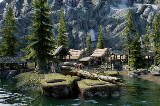 The Elder Scrolls V: Skyrim Remake Ports the Entire Map Into Unreal Engine 5