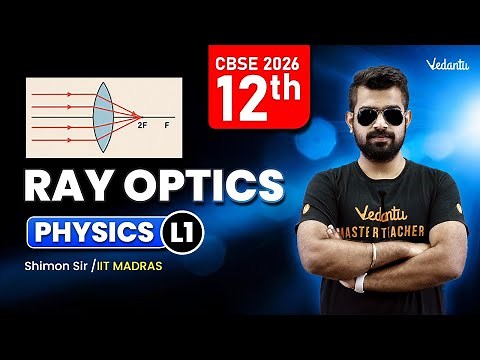 Ray Optics L1 Class 12 Physics | CBSE 2026 🔥 Shimon Sir