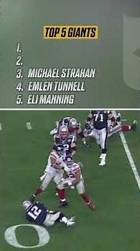 Top 5 Giants of All Time!