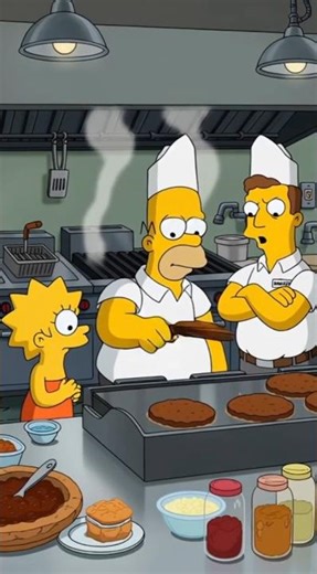 Homer's Krusty Burger Job Disaster | Funniest Fast Food Chaos 2026