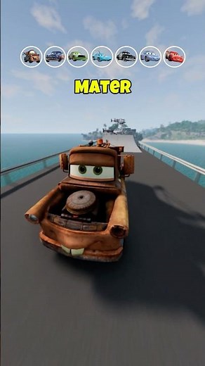 Cars Characters vs Helicopters 😳