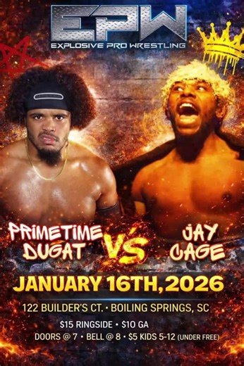 Explosive Pro Wrestling 1/16/25🔥#indywrestling #prowrestling #fypシ゚viral #fyp #fypシ