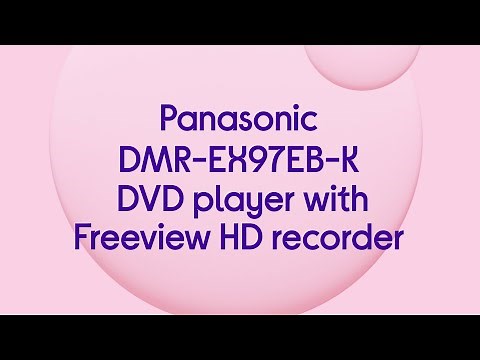 Panasonic DMR-EX97EB-K DVD Player with Freeview HD Recorder - 500 GB HDD - Quick Look