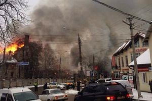 Масштабна пожежа на пивзаводі в Чернівцях(фото та відео)