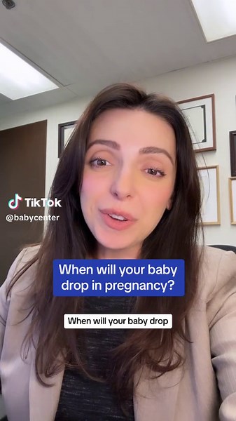Wondering when your baby will drop during pregnancy? Every woman is different so some women feel this around 32 weeks, some experience it during labor, and others don't feel it at all. If you do feel it, it doesn't necessarily mean you'll go into labor right away. OBGYN and BabyCenter Medical Advisor @Layan Alrahmani, MD explains what why, plus when to call your provider. #pregnancy #pregnancytok #pregnancyjourney #pregnancylife #duringpregnancy #pregnancysymptoms #firsttimemom #expectingmom #mo