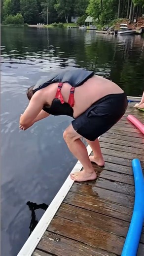 Epic Pool Dive FAIL! Try, Try Again (and Again!) 😂 #Shorts