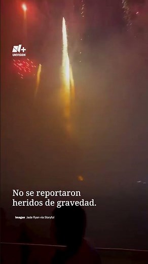 Fuegos Artificiales Se Salen de Control en un Estadio de Los Angeles